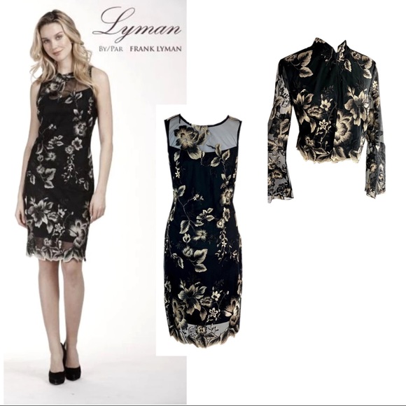 Frank Lyman Design Dresses & Skirts - Frank Lyman $326 Black & Cream Lace 2 Piece Set